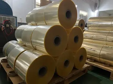 PVC shrink film for tape packaging by the packaging machine